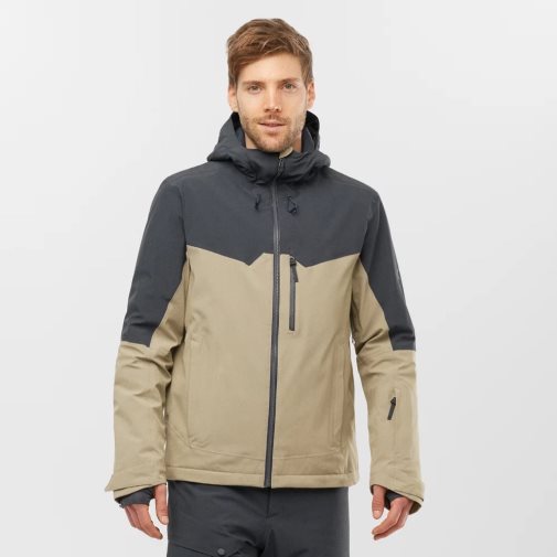 Chaquetas De Esquí Salomon Untracked Insulated Hombre Negros Beige | MX UIHX412